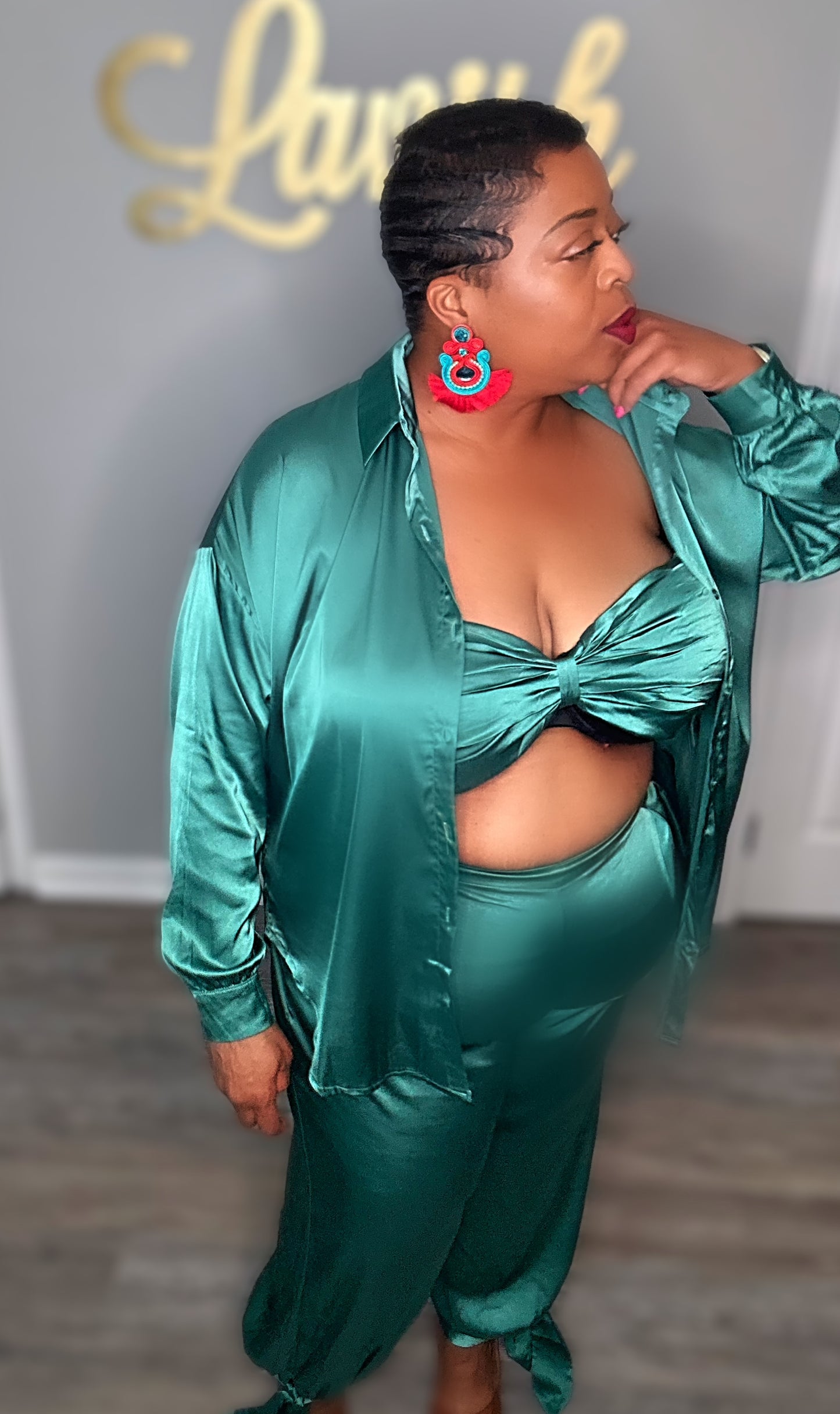 Here I Go 😜Three Piece Set