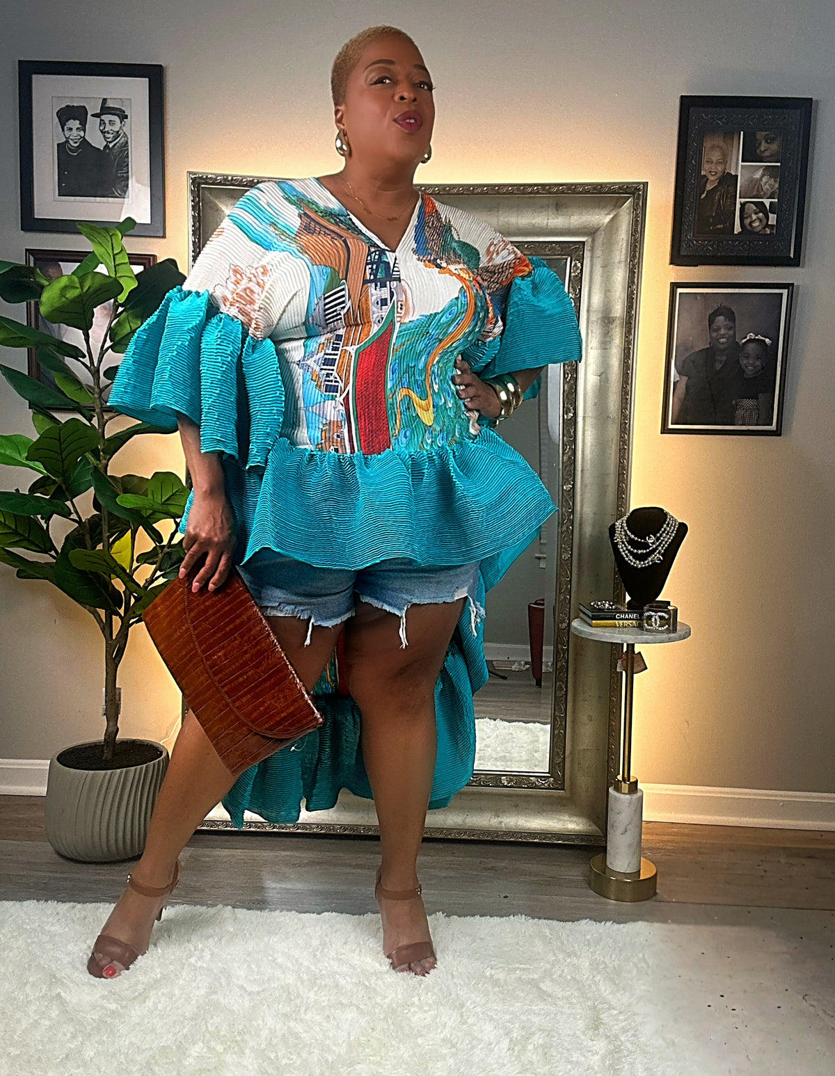 The Lavish Cascade Dress Top