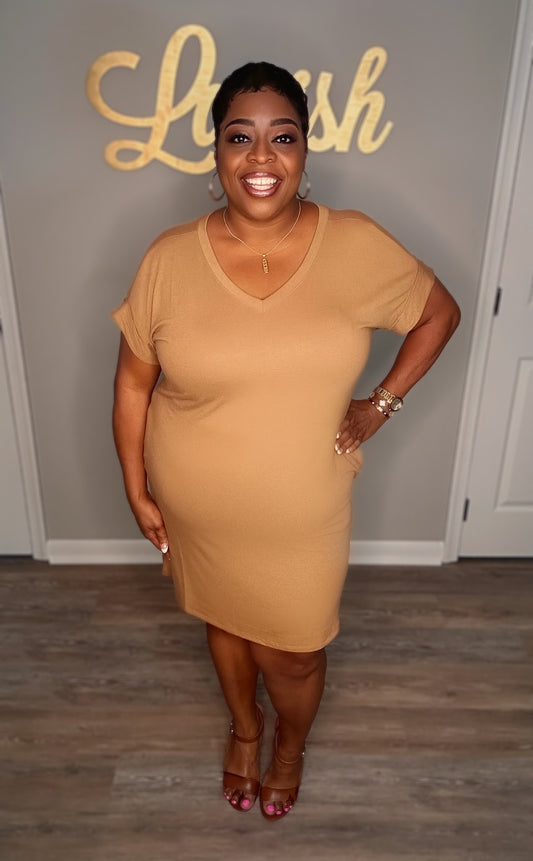 Tee (Chocolate ) Maxi Dresses
